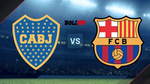 Boca Juniors vs. FC Barcelona por la Maradona Cup.