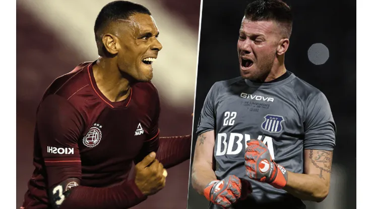 Lanús y Talleres se enfrentan por la Liga Profesional (Fotos: Getty).