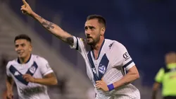 Federico Mancuello marcó un golazo para el triunfo parcial de Vélez. (Foto: Prensa Vélez)