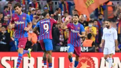 El Kun Agüero marcó su primer gol en Barcelona. (Getty)