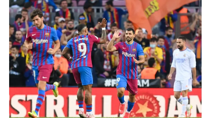 El Kun Agüero marcó su primer gol en Barcelona. (Getty)
