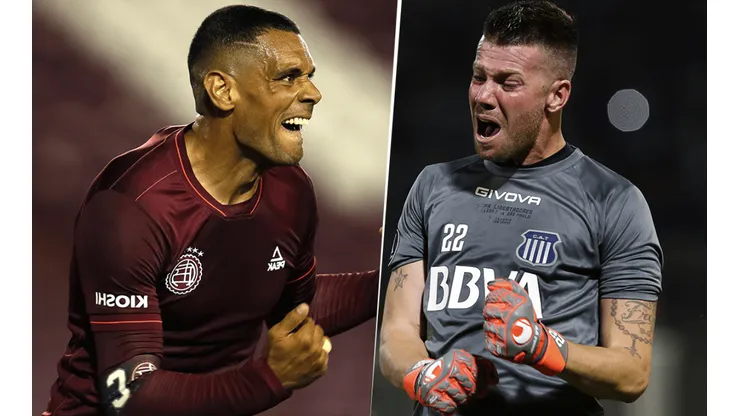Lanús y Talleres se enfrentan por la Liga Profesional (Fotos: Getty).