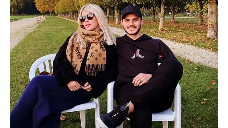 Nueva foto de Icardi con Wanda Nara.