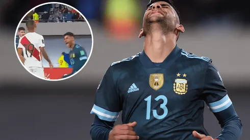 Romero habló del polémico festejo con Otamendi.