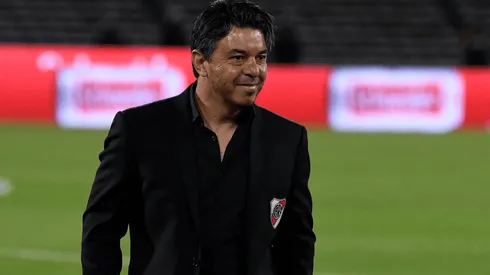 Gallardo, feliz por el triunfo.