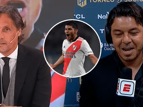 Gallardo dijo que hubo un error en la jugada preparada del primer gol: "Era al revés"