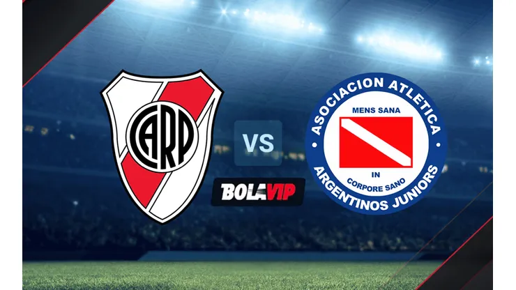 River vs. Argentinos Juniors por la Liga Profesional.