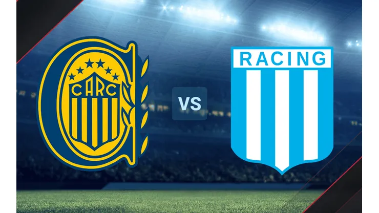 Rosario Central y Racing se enfrentan por la Liga Profesional.