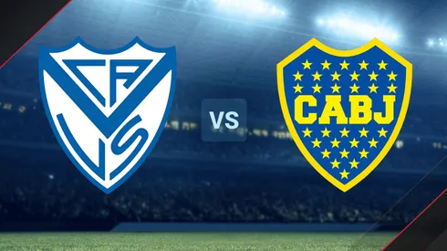 Vélez y Boca se enfrentan por la Liga Profesional.