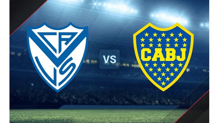 Vélez y Boca se enfrentan por la Liga Profesional.