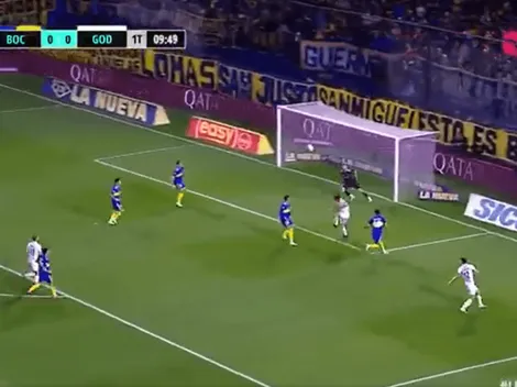 VIDEO | Badaloni se infiltró en el área de Boca y puso el 1 a 0 de Godoy Cruz