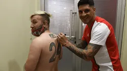 Locura de un hincha de River por Enzo Pérez.