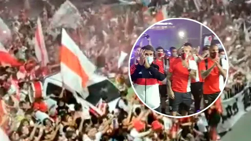 Furor en Córdoba por River: así recibieron al equipo de Gallardo