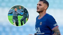 Mauro Icardi se volvió a entrenar junto a sus compañeros del PSG (Foto: Getty Images)