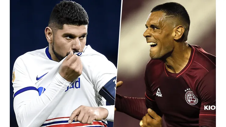 San Lorenzo y Lanús se enfrentan por la Liga Profesional (Fotos: Getty).