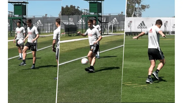 Palavecino tiró magia en el River Camp.