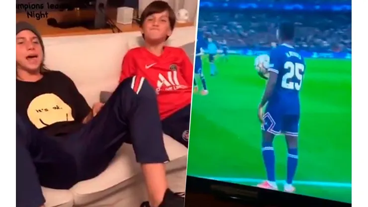 Lo que faltaba: la historia de Maxi López viendo al PSG con sus hijos