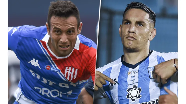 Unión y Racing Club se enfrentan por la Liga Profesional (Fotos: Getty).