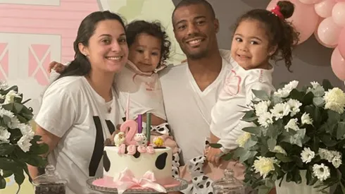 De La Cruz recibió un hermoso mensaje de su esposa.