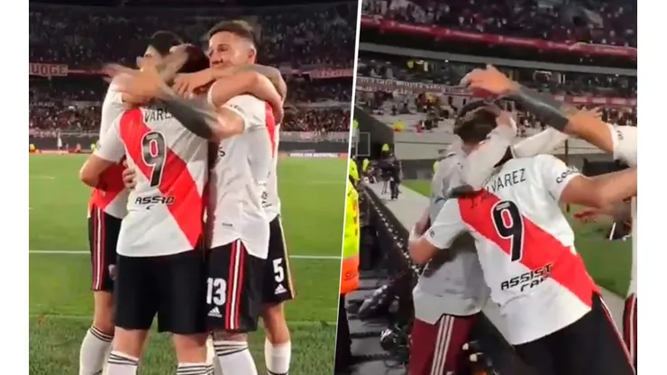 VIDEO | El gran gesto de los jugadores de River con un alcanzapelotas