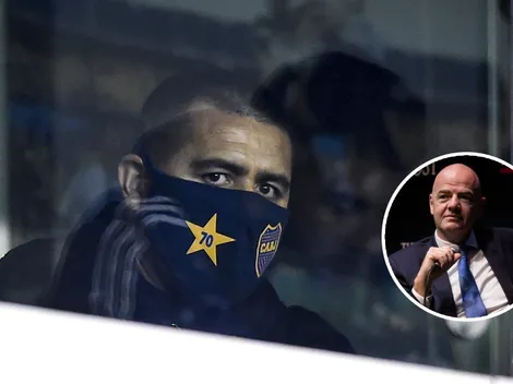 Riquelme se reunió con Infantino: los detalles de la charla