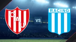 Unión y Racing se enfrentan por la Liga Profesional de Fútbol.