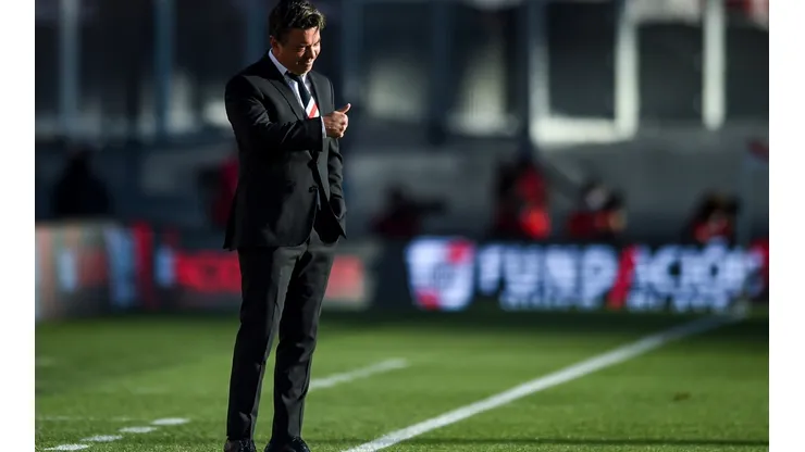 Braian Romero volvería a ser titular en Talleres - River. (Getty)