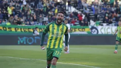 Cauteruccio marcó el único gol del partido y le dio el triunfo a Aldosivi. (Prensa Aldosivi)