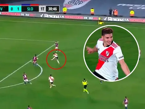 VIDEO | Julián Álvarez sacó un bombazo a distancia y empató el partido