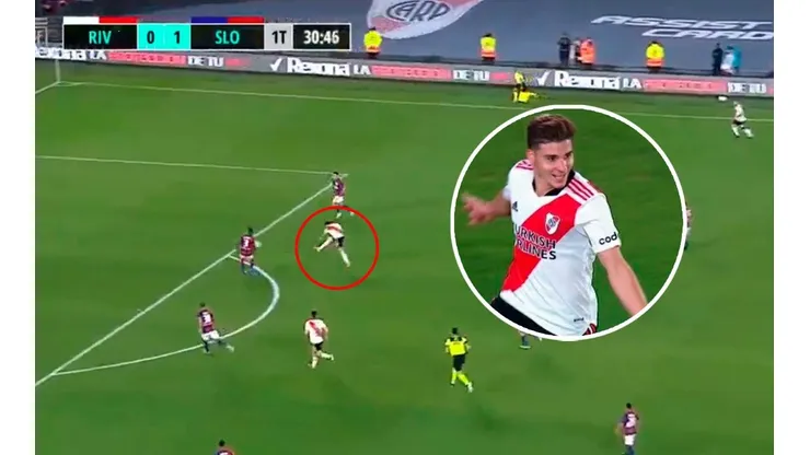 VIDEO | Julián Álvarez sacó un bombazo a distancia y empató el partido