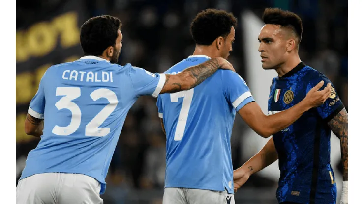 VIDEO | Lautaro Martínez fue protagonista de una pelea en pleno partido ante Lazio