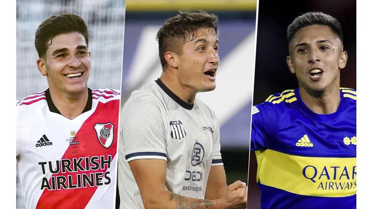 River, Talleres de Córdoba y Boca, los tres primeros de la Liga Profesional.