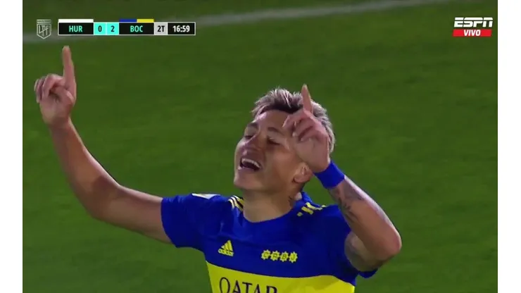 Vázquez amplió el marcador para Boca. (ESPN)