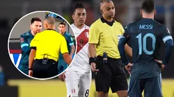 El enojo de Lionel Messi con Wilton Sampaio (Foto: Getty Images)