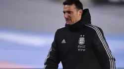 Scaloni, sincero en conferencia.