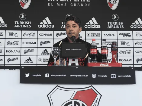 Gallardo le alegró el día a los hinchas de River: "Enzo Pérez está bien y va a jugar"