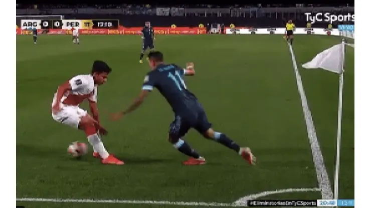 VIDEO | Erótico caño de Di María sobre la línea que humilló a la defensa peruana