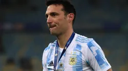 Lionel Scaloni con la medalla de campeón de la Copa América con Argentina (Foto: Getty Images)