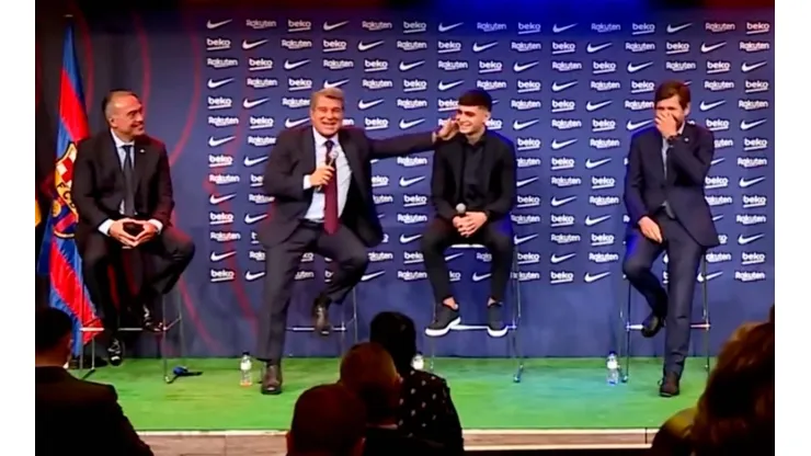 El fallido de Laporta: confundió a Pedri... ¡con Messi!