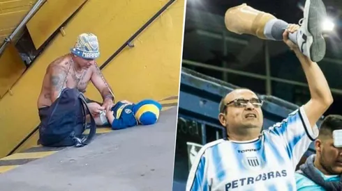 Viral en Twitter: las fotos más bizarras en los estadios del fútbol argentino