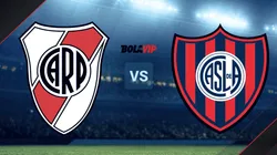River Plate y San Lorenzo se enfrentan por la Liga Profesional.