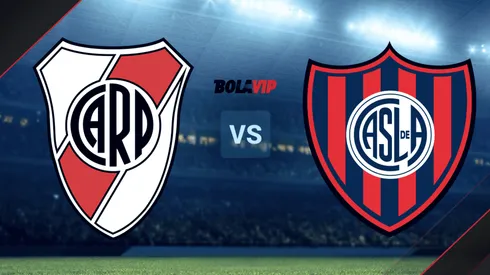 River Plate y San Lorenzo se enfrentan por la Liga Profesional.