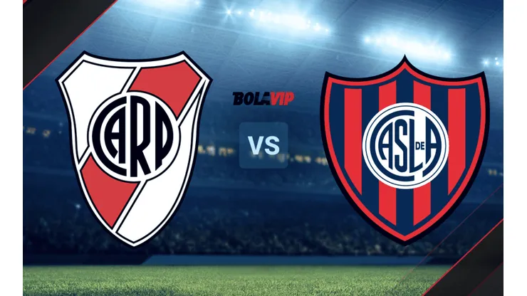 River Plate y San Lorenzo se enfrentan por la Liga Profesional.