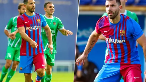 Agüero sumó minutos en Barcelona.