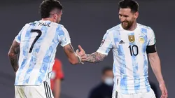 "Acá no se para": la foto que subió De Paul junto a Messi en el gimnasio