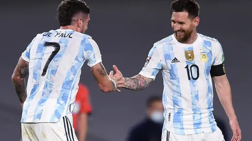 "Acá no se para": la foto que subió De Paul junto a Messi en el gimnasio
