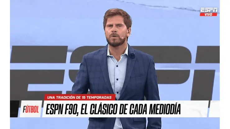 Vignolo, enloquecido con un pibe de Boca.