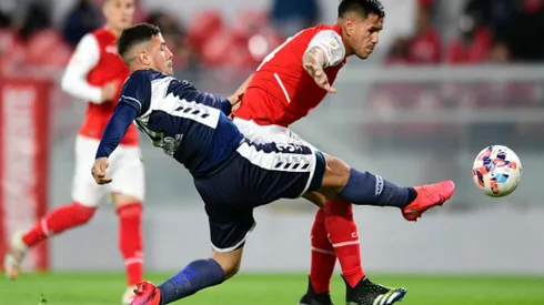Silvio Romero marcó el gol de Independiente, aunque Carbonero había abierto el marcador para Gimnasia. (Getty)