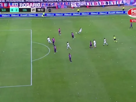 VIDEO | ¡Qué golazo! Meza amplió la ventaja de Colón con un zapatazo