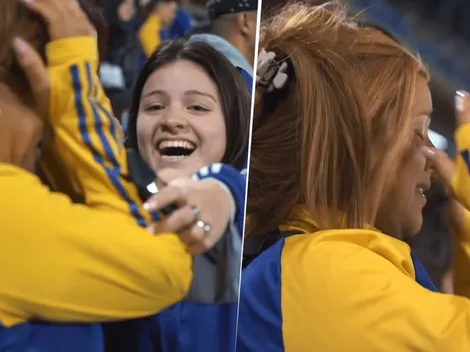 VIDEO | La emoción de la familia de Weigandt tras su primer gol en Boca